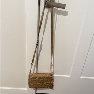 Michael Kors Metallic Gold Crossbody Bag
